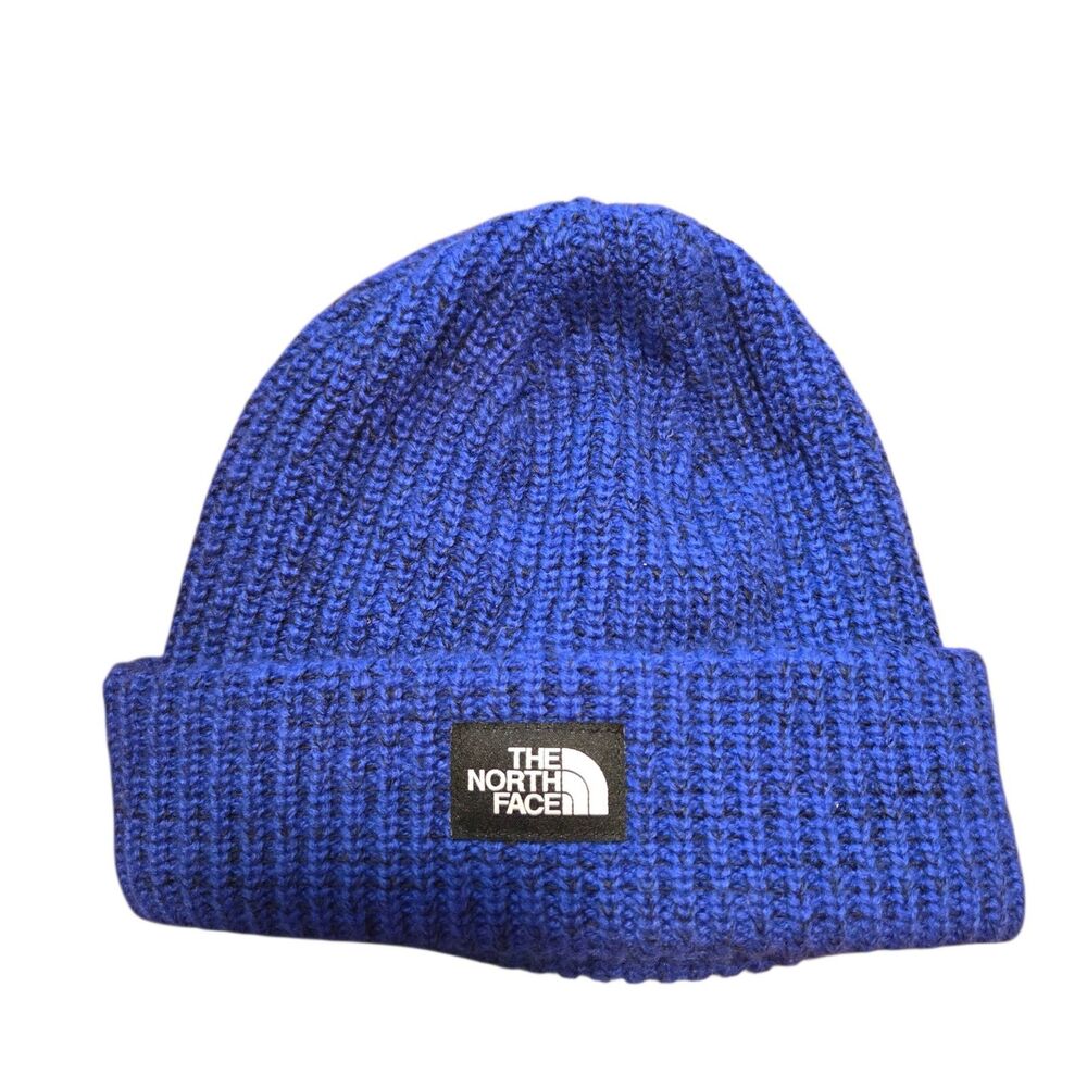 The North Face Knit Lined Beanie – Cobalt Blue (EUC) Osfm